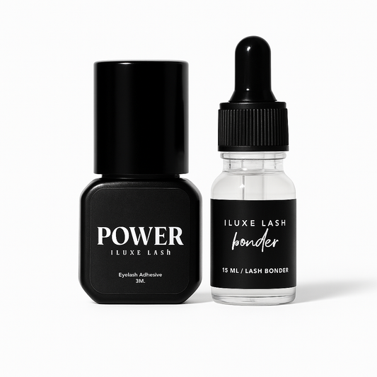 Power Pack – Eyelash Retention Duo | Adhesive + Super Bonder - iLuxe Lash
