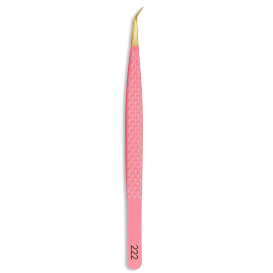 Bloomed Tweezer Duo| Only Fan Fiber Tip + Tiny Tip Isolation Eyelash Tweezer - iLuxe Lash