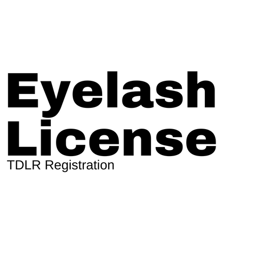 TDLR Eyelash Extension License Registration - iLuxe Lash