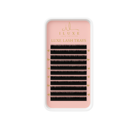 Velvet Volume Lash Extensions Trays – Single Short Lengths